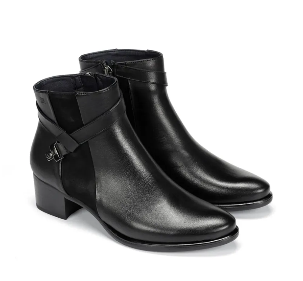 Fluchos Dorking By Fluchos|Calzado Casual>ALEGRIA D7232 Botín Negro