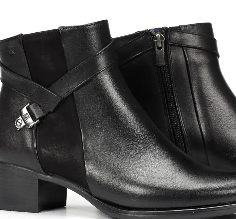 Fluchos Dorking By Fluchos|Calzado Casual>ALEGRIA D7232 Botín Negro