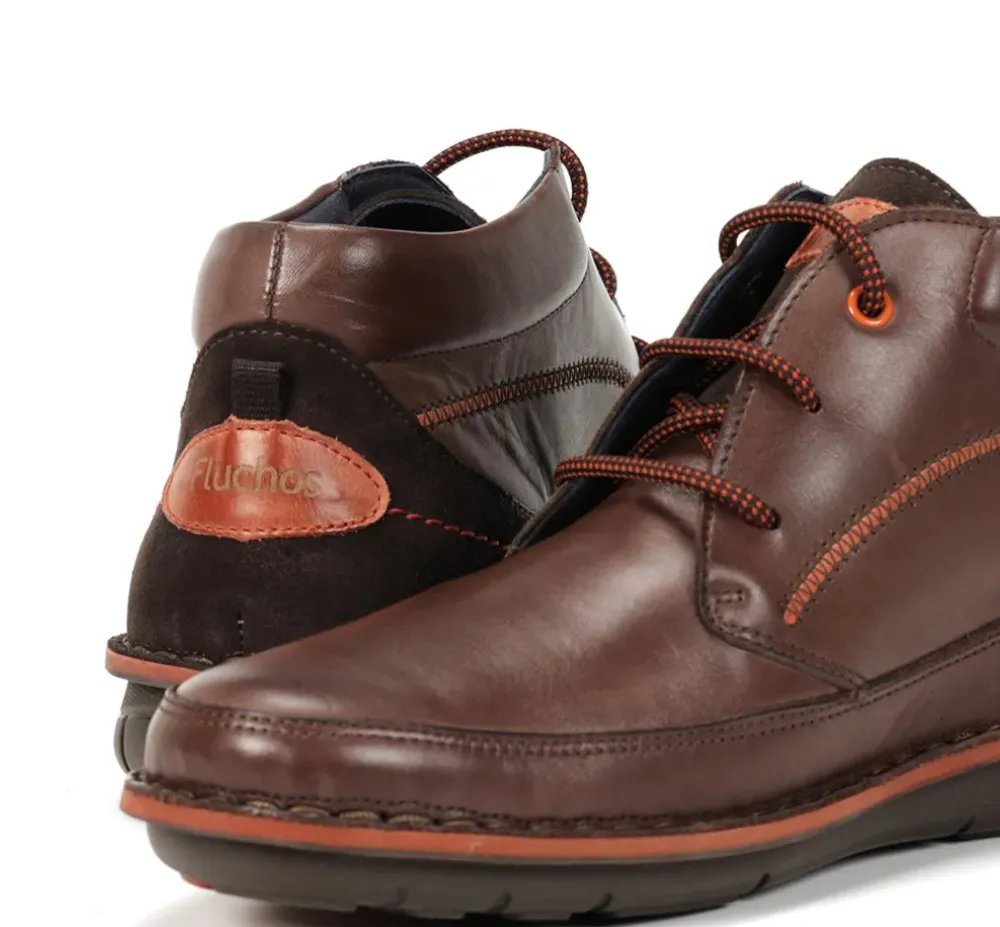 Fluchos Institch|Calzado Casual>ALFA F1028 Botín Marrón