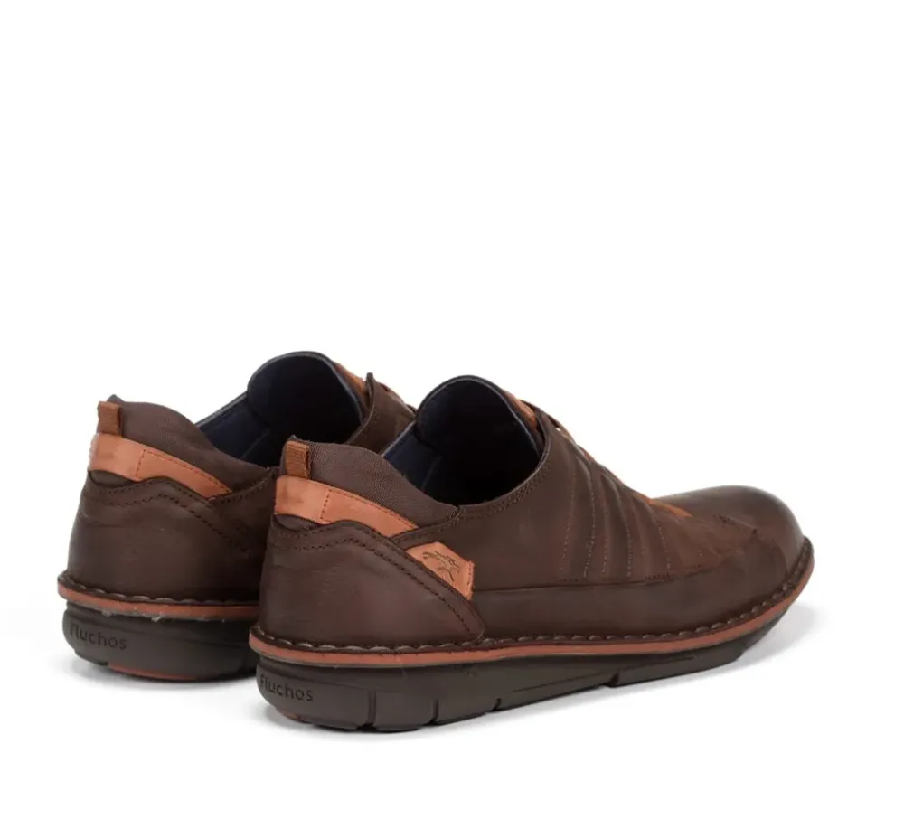Fluchos Institch|Calzado Casual>ALFA F0703 Zapato Marrón