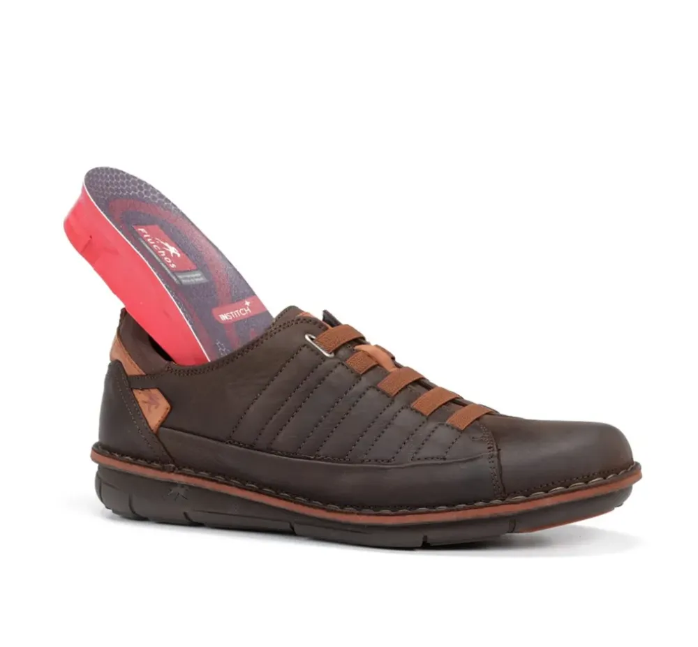 Fluchos Institch|Calzado Casual>ALFA F0703 Zapato Marrón