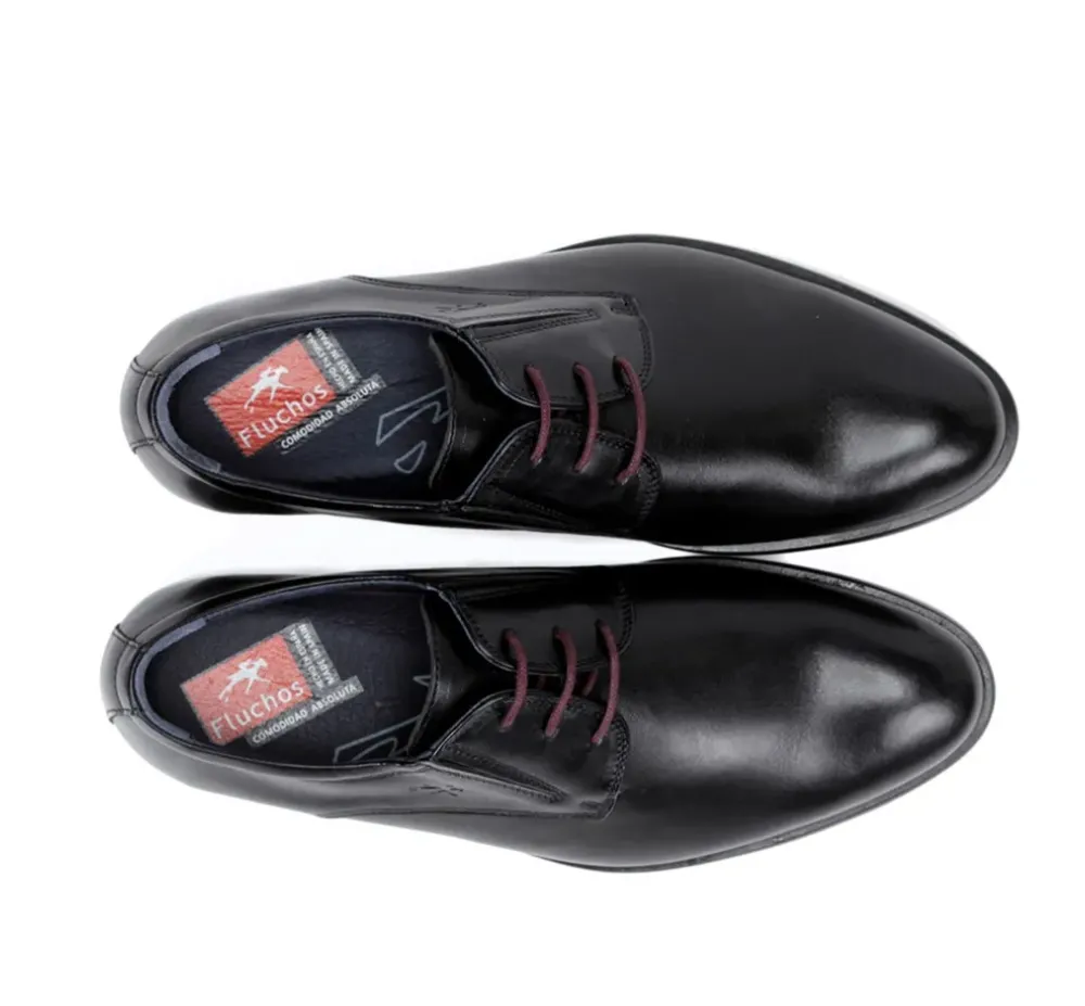 Fluchos Hombre>APOLO 8551 Zapato Negro
