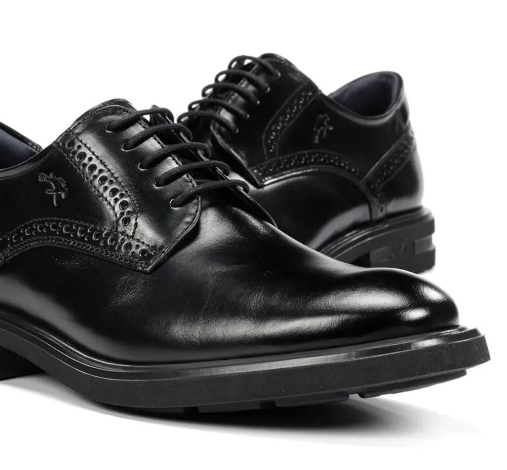 Fluchos Light|Calzado Vestir>BELGAS F0630 Zapato Negro