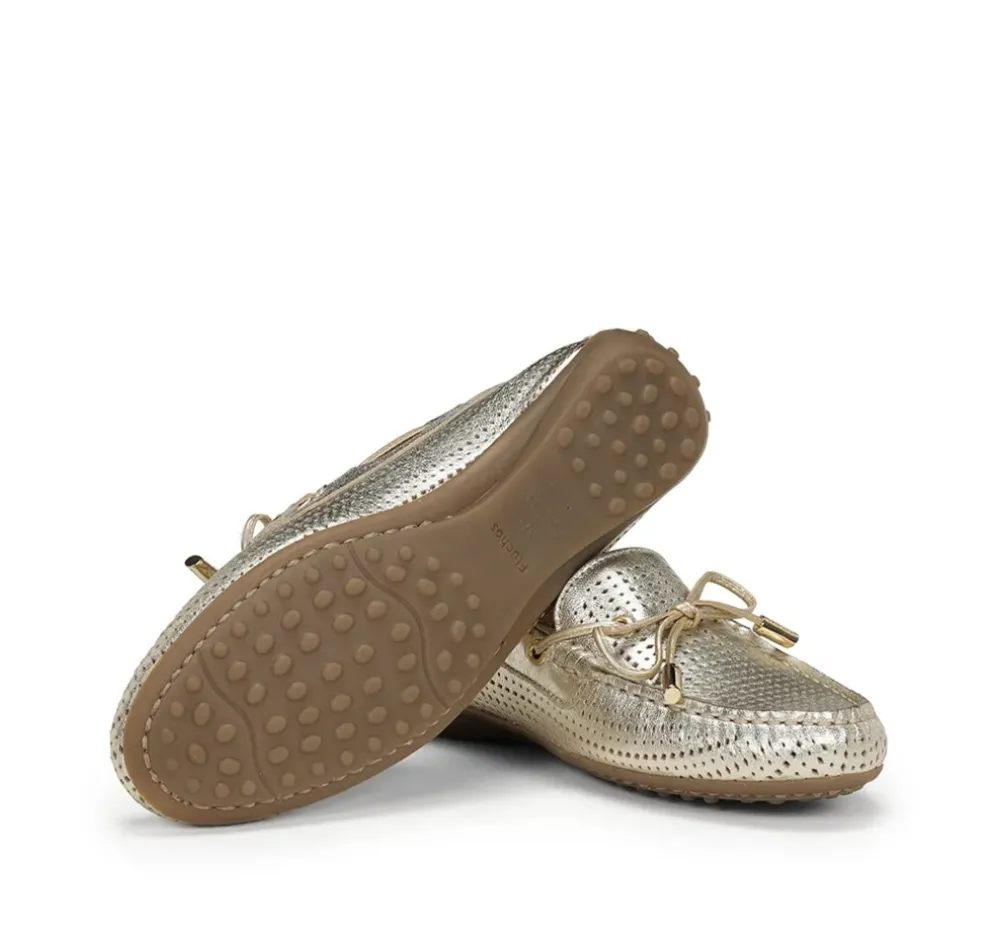 Fluchos Mujer>BRUNI F1428 Mocasín Dorado