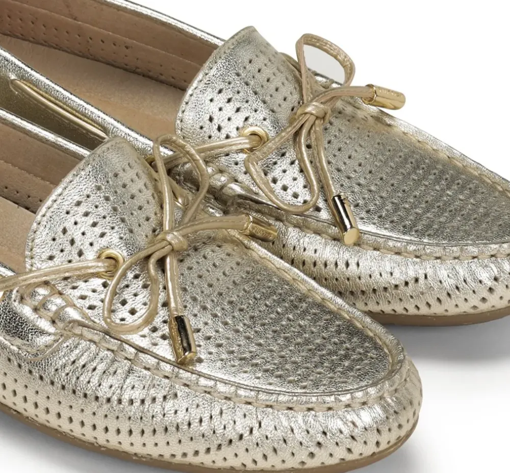 Fluchos Mujer>BRUNI F1428 Mocasín Dorado