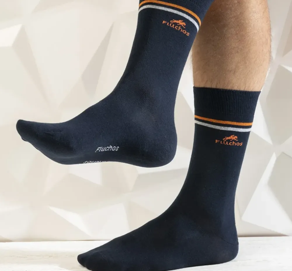 Fluchos Calcetines>CA0009 Calcetines Largos Azules