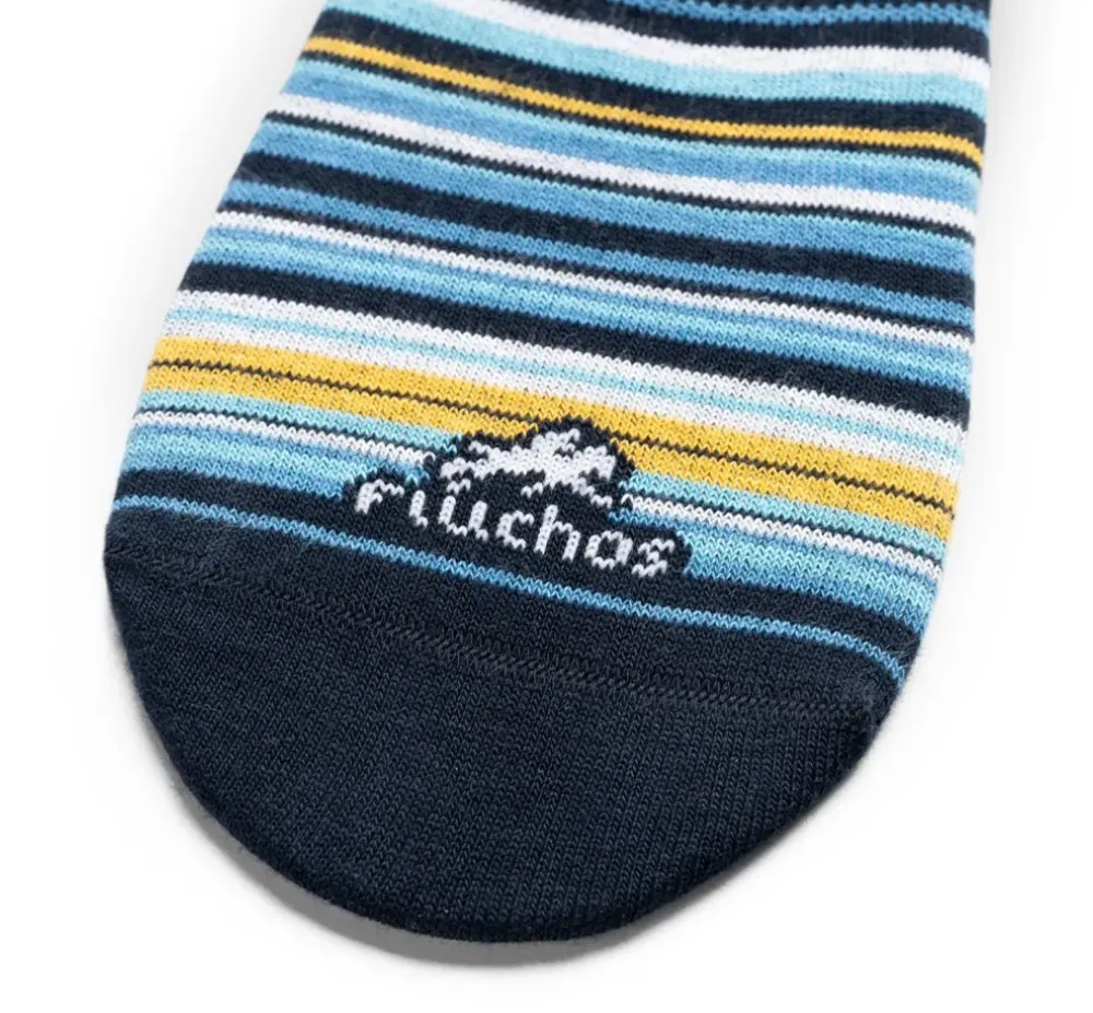 Fluchos Calcetines>CA0002 Pinkies Rayas y Azul