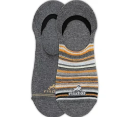 Fluchos Calcetines>CA0002 Pinkies Rayas y Gris
