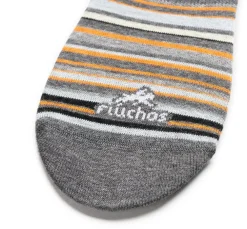Fluchos Calcetines>CA0002 Pinkies Rayas y Gris