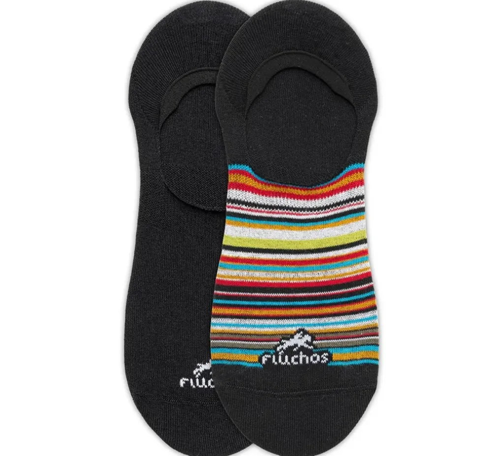 Fluchos Calcetines>CA0002 Pinkies Rayas y Negros