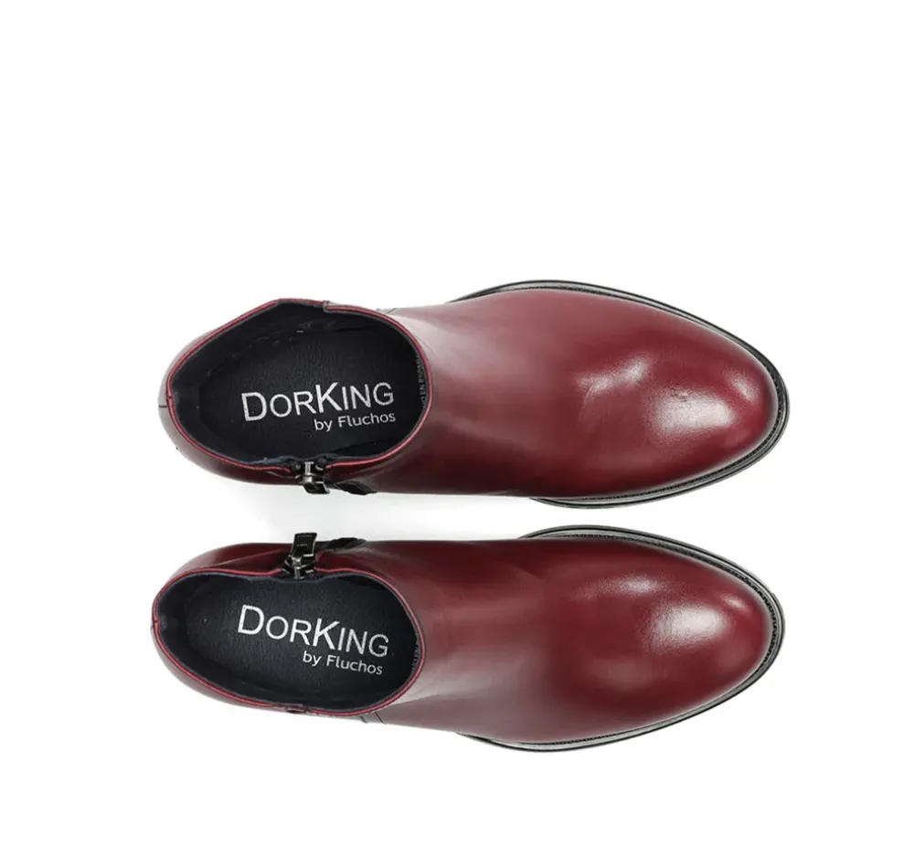 Fluchos Dorking By Fluchos|Calzado Casual>CHIARA D8966 Botín Rojo