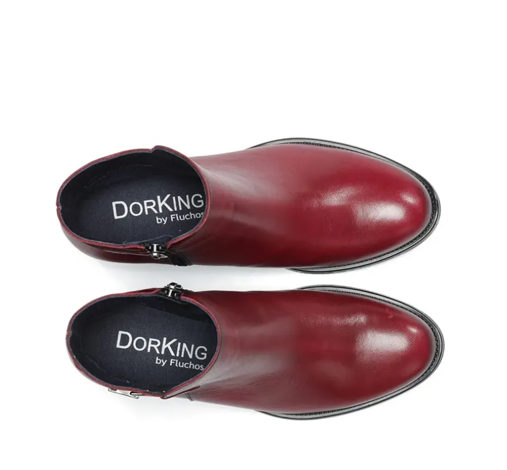 Fluchos Dorking By Fluchos|Calzado Casual>CHIARA D9347 Botín Rojo