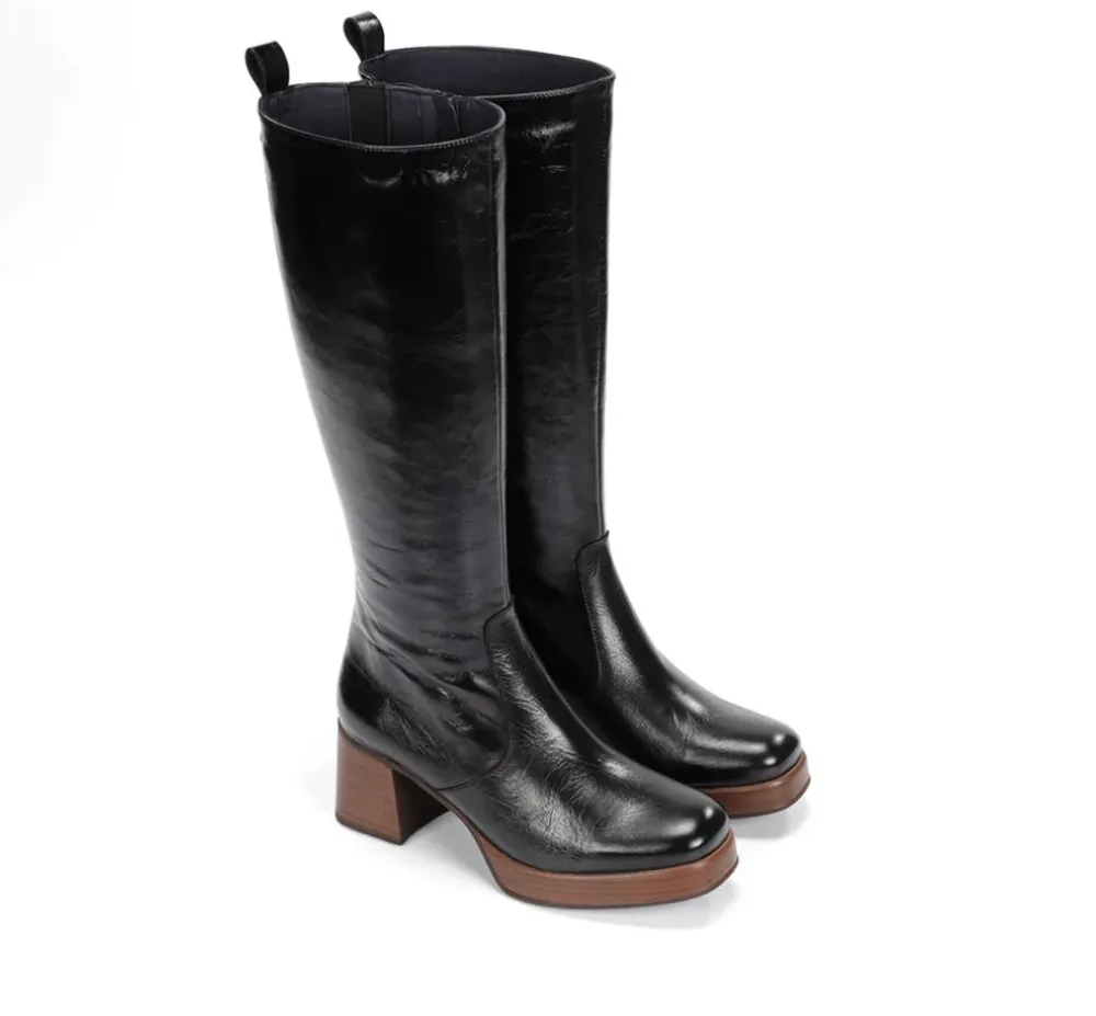 Fluchos Dorking By Fluchos|Calzado Casual>CRISTEL D9339 Bota Negra