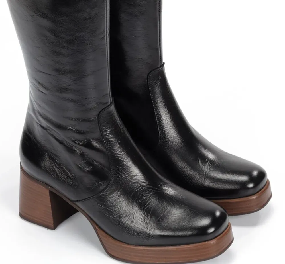 Fluchos Dorking By Fluchos|Calzado Casual>CRISTEL D9339 Bota Negra
