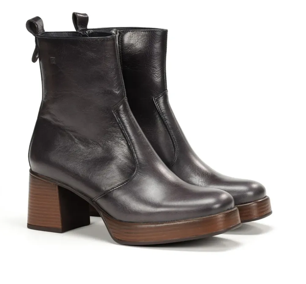 Fluchos Dorking By Fluchos|Calzado Casual>CRISTEL D9157 Botín Gris