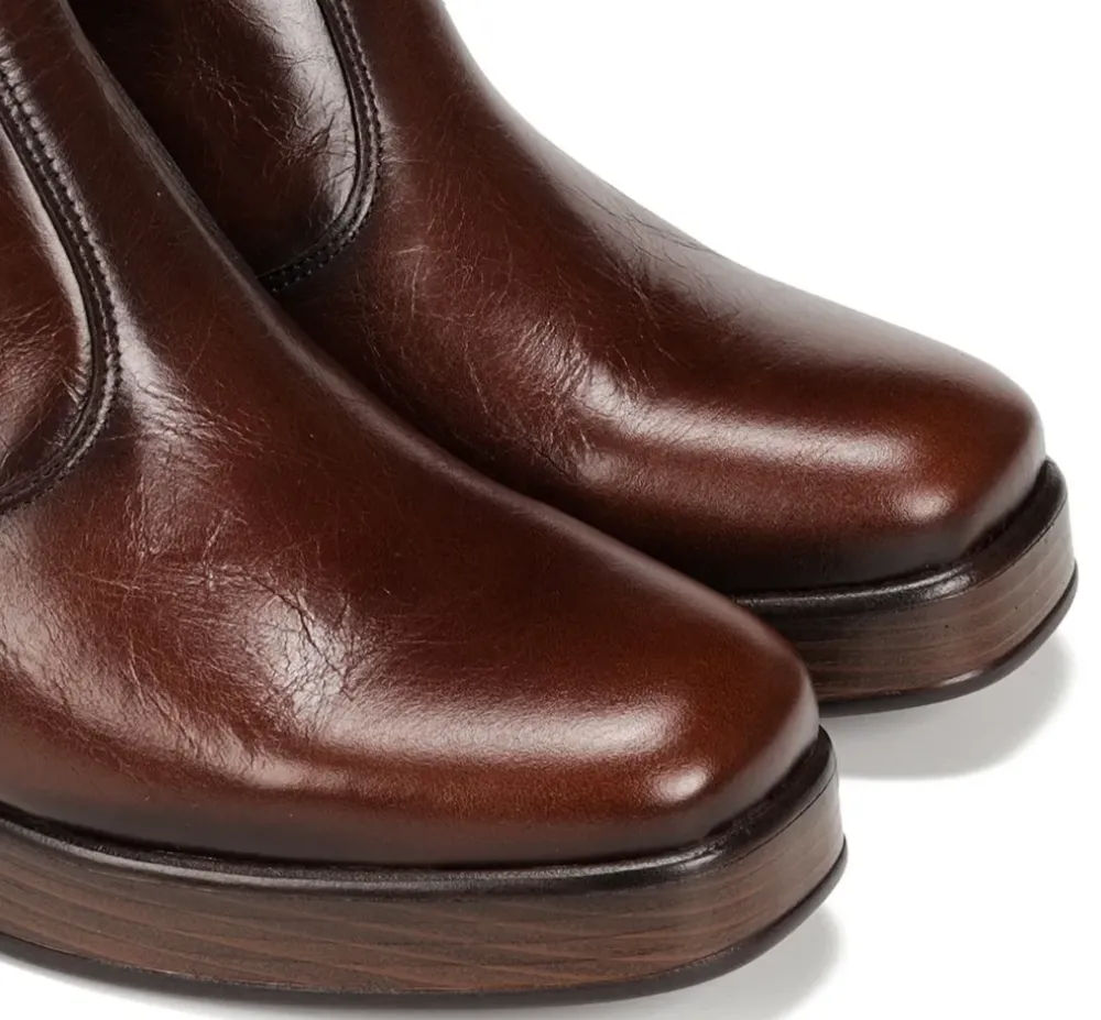Fluchos Dorking By Fluchos|Calzado Casual>CRISTEL D9157 Botín Marrón