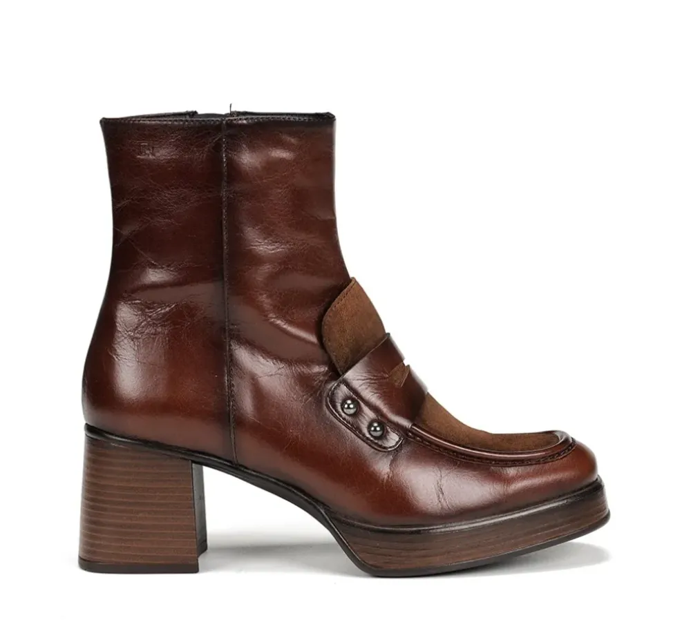Fluchos Mujer>CRISTEL D9158 Botín Marrón