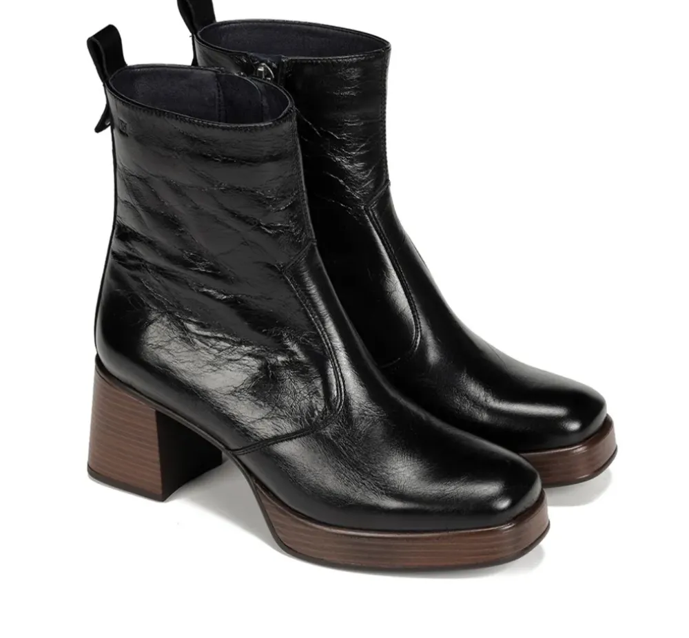 Fluchos Dorking By Fluchos|Calzado Casual>CRISTEL D9157 Botín Negro