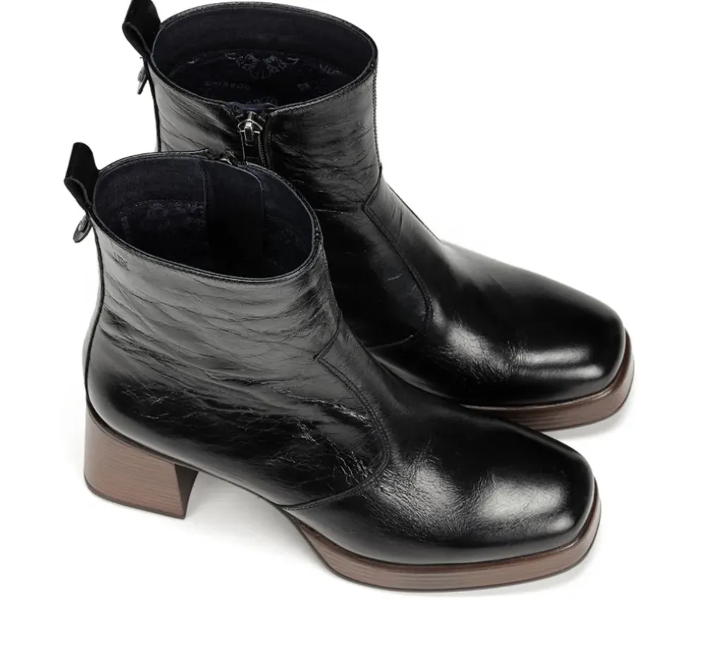 Fluchos Dorking By Fluchos|Calzado Casual>CRISTEL D9157 Botín Negro