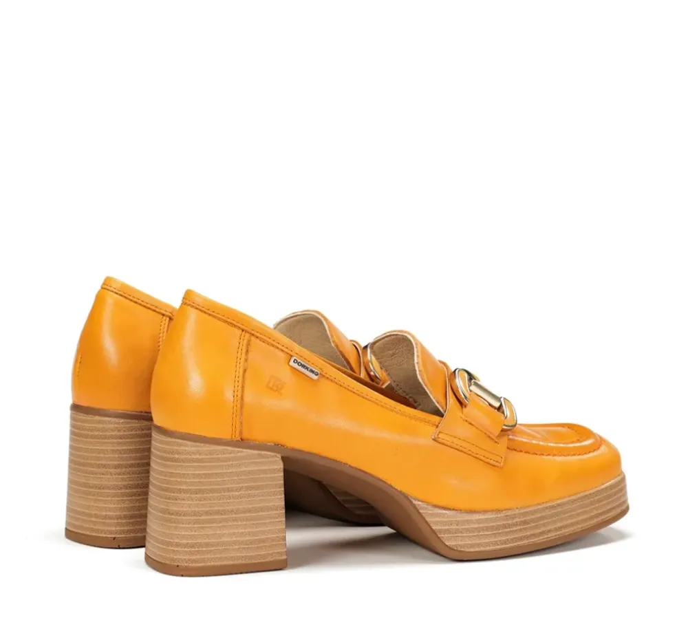 Fluchos Mujer>CRISTEL D9232 Mocasín Naranja
