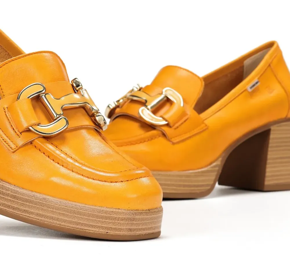 Fluchos Mujer>CRISTEL D9232 Mocasín Naranja