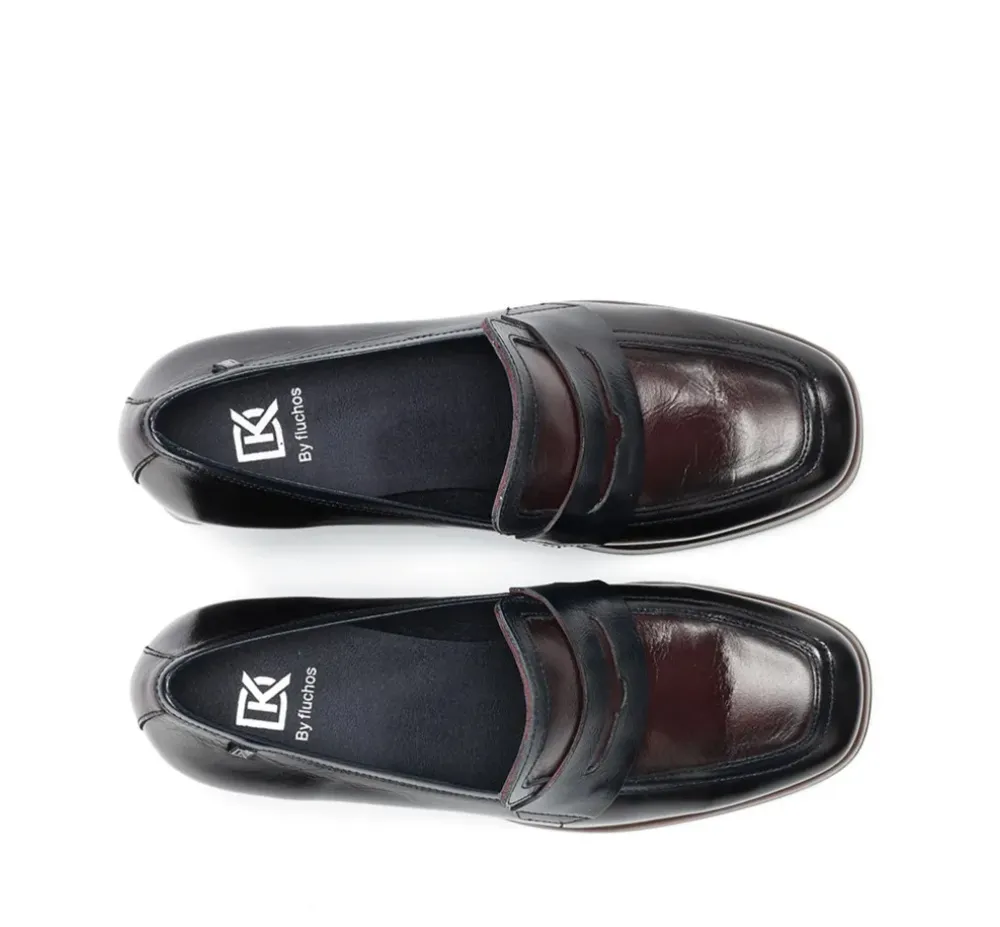 Fluchos Dorking By Fluchos|Calzado Casual>CRISTEL D9334 Mocasín Negro