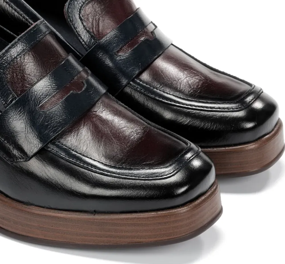 Fluchos Dorking By Fluchos|Calzado Casual>CRISTEL D9334 Mocasín Negro