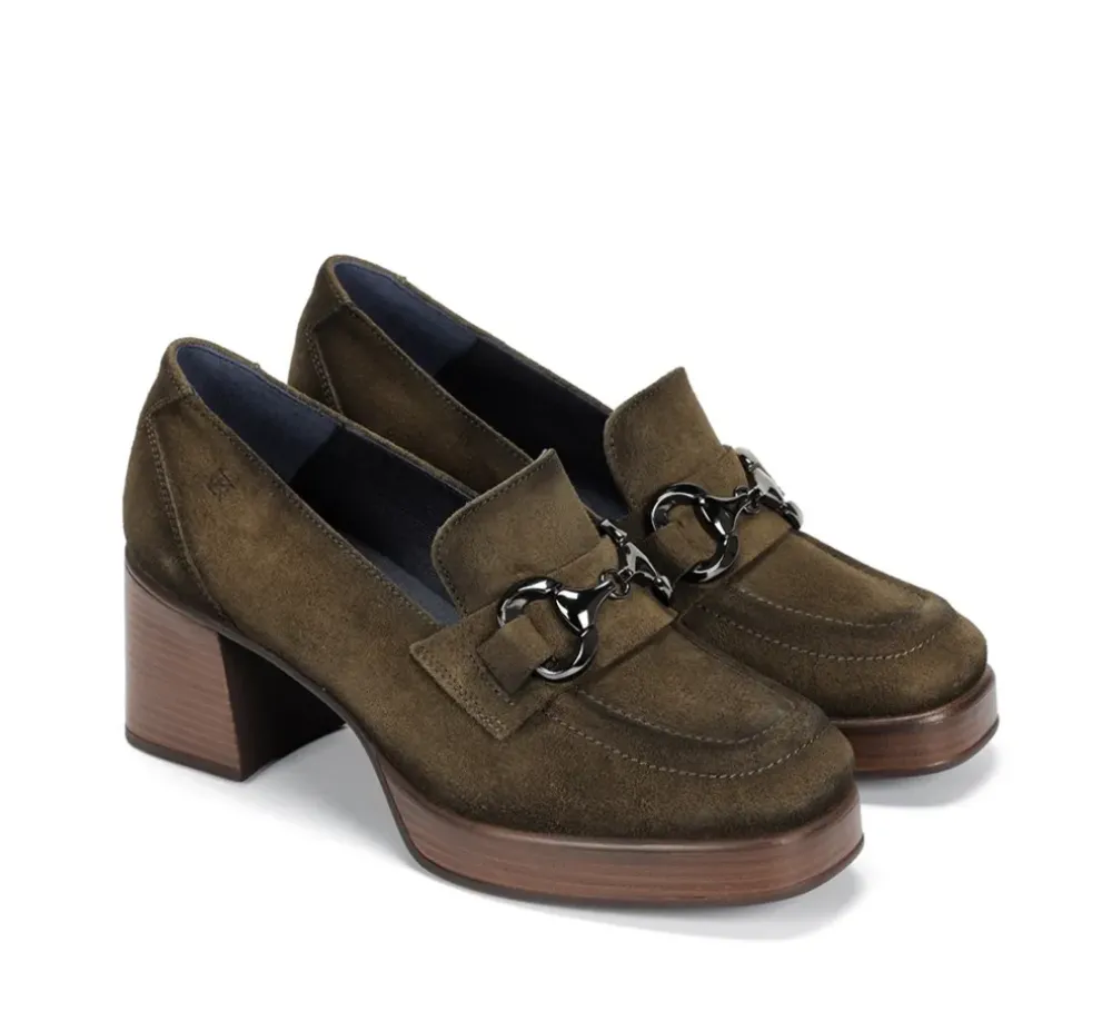 Fluchos Dorking By Fluchos|Calzado Casual>CRISTEL D9155 Mocasín Verde