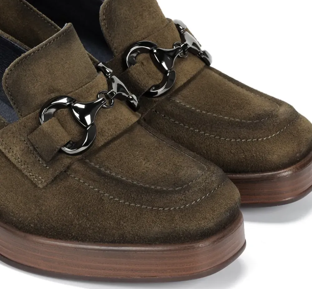Fluchos Dorking By Fluchos|Calzado Casual>CRISTEL D9155 Mocasín Verde