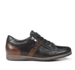 Fluchos Calzado Casual|Deportivos>DANIEL F1281 Zapato Con Cordoness Negro