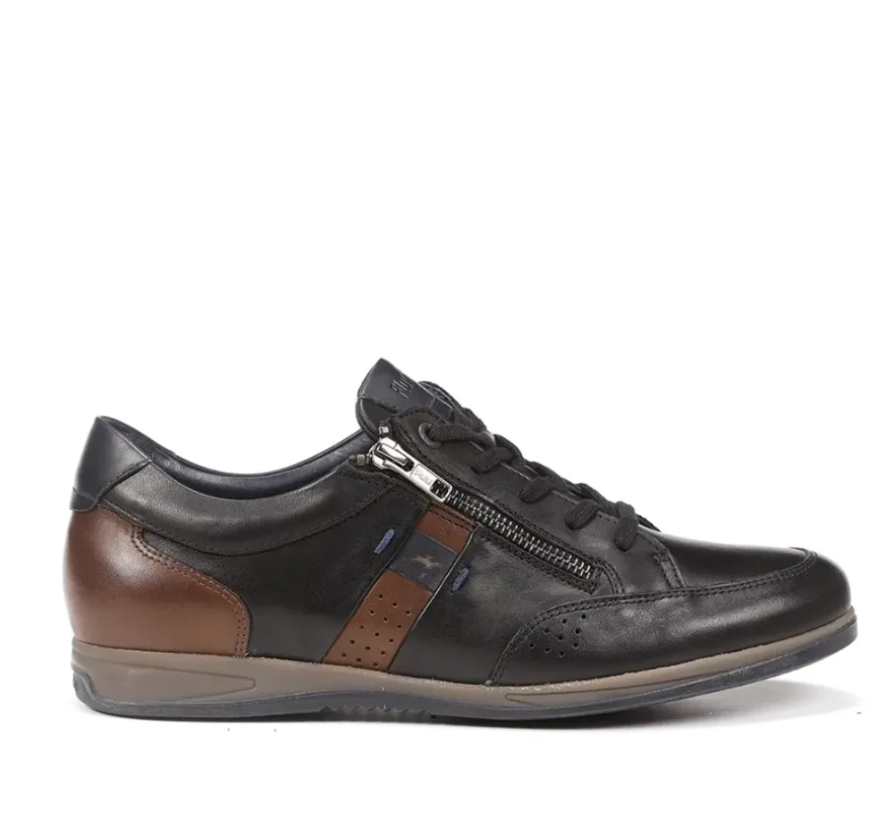 Fluchos Calzado Casual|Deportivos>DANIEL F1281 Zapato Con Cordoness Negro