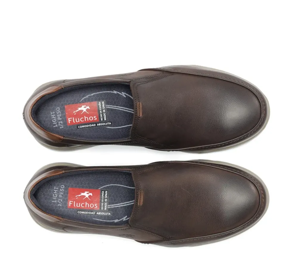 Fluchos Light|Calzado Casual>DARYL F1458 Slip On Marrón
