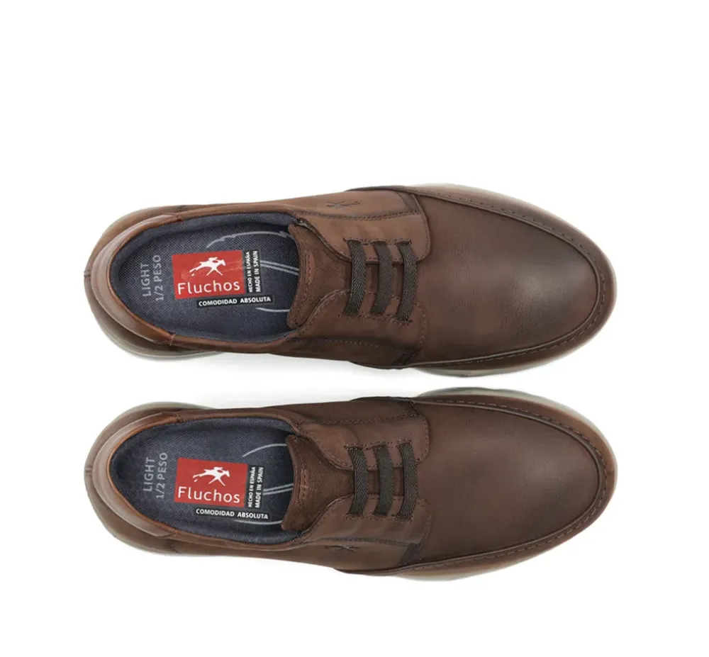 Fluchos Light|Calzado Casual>DARYL F1459 Zapato Marrón