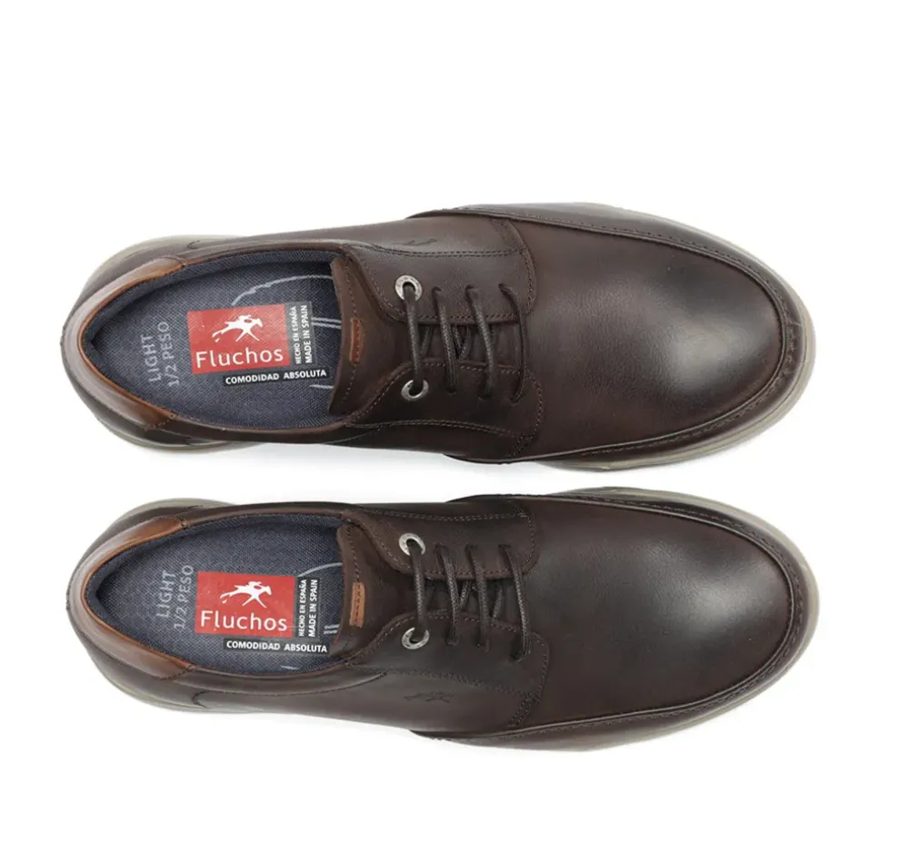 Fluchos Light|Calzado Casual>DARYL F1460 Zapato Marrón