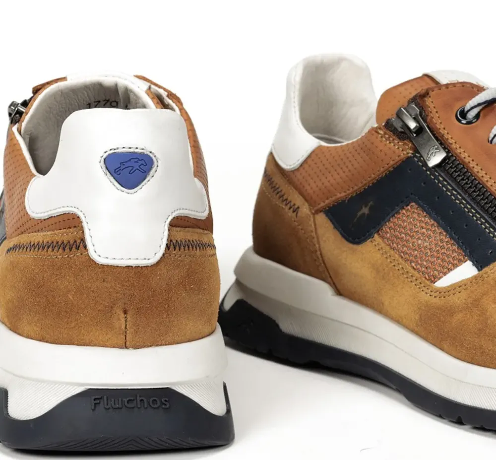 Fluchos Hombre>ENZO F1770 Deportivo Marrón