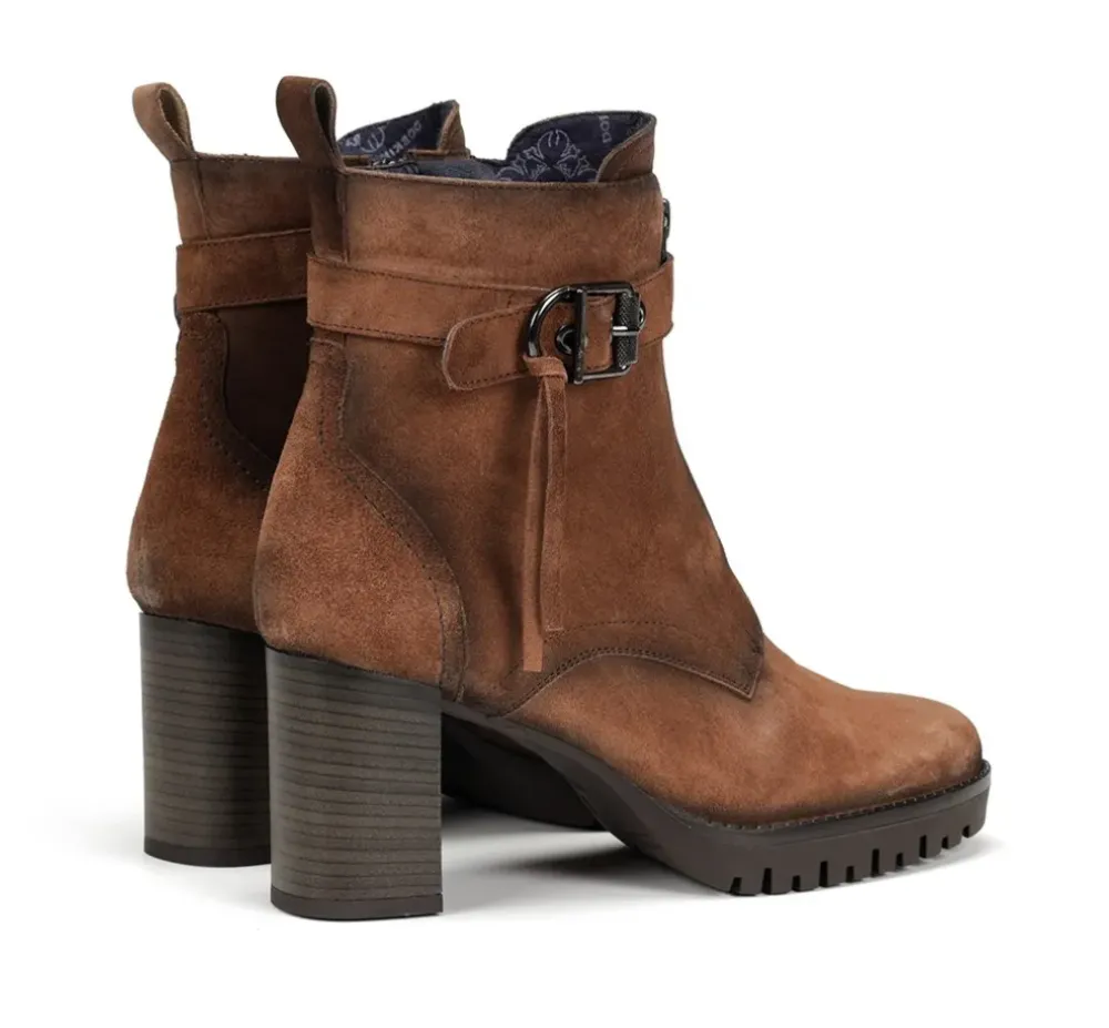 Fluchos Mujer>EVIE D9163 Botín Marrón