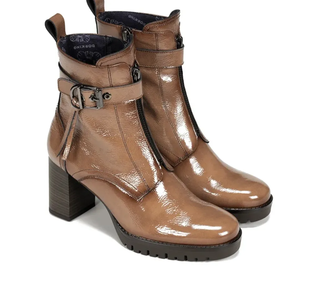 Fluchos Dorking By Fluchos|Calzado Casual>EVIE D9163 Botín Taupe
