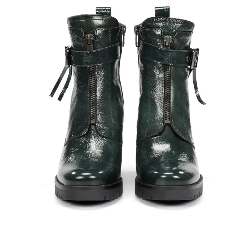 Fluchos Dorking By Fluchos|Calzado Casual>EVIE D9163 Botín Verde