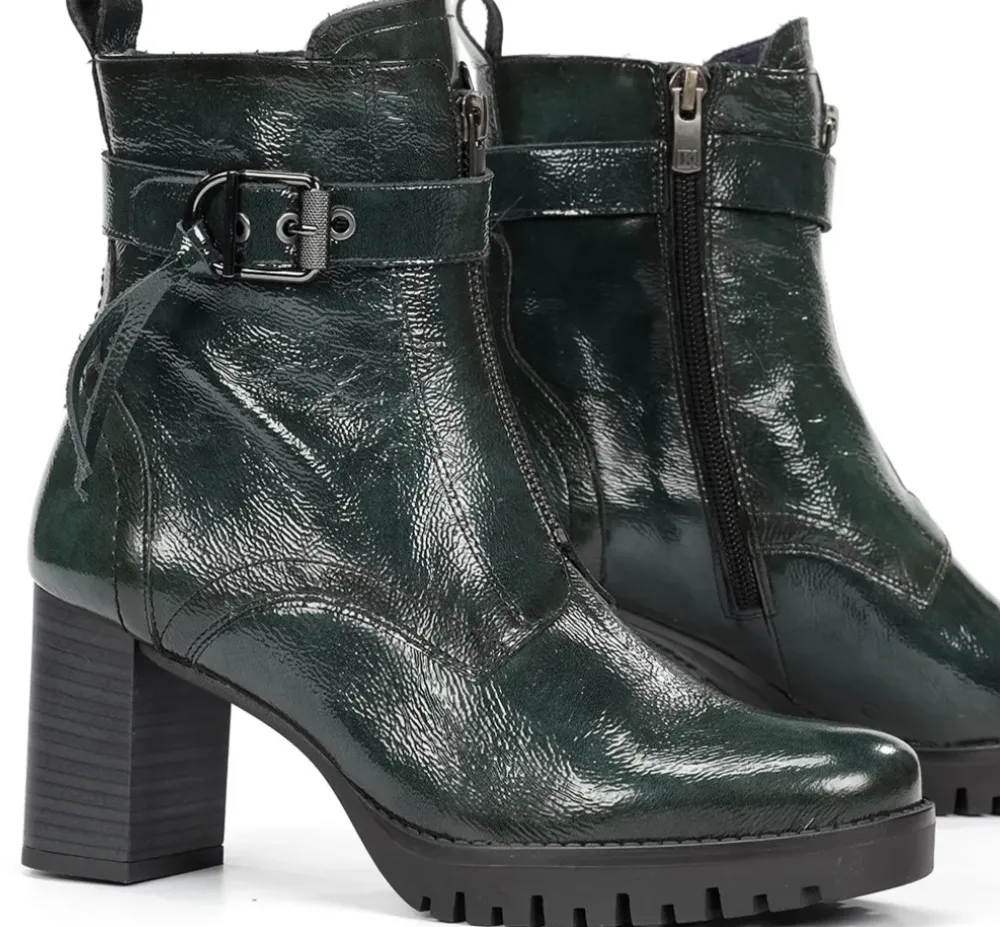 Fluchos Dorking By Fluchos|Calzado Casual>EVIE D9163 Botín Verde