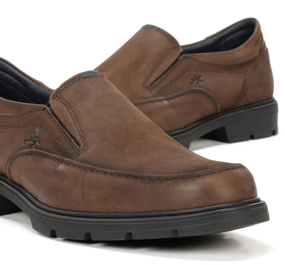 Fluchos Impulse|Calzado Vestir>FREDY F1606 Slip On Marrón