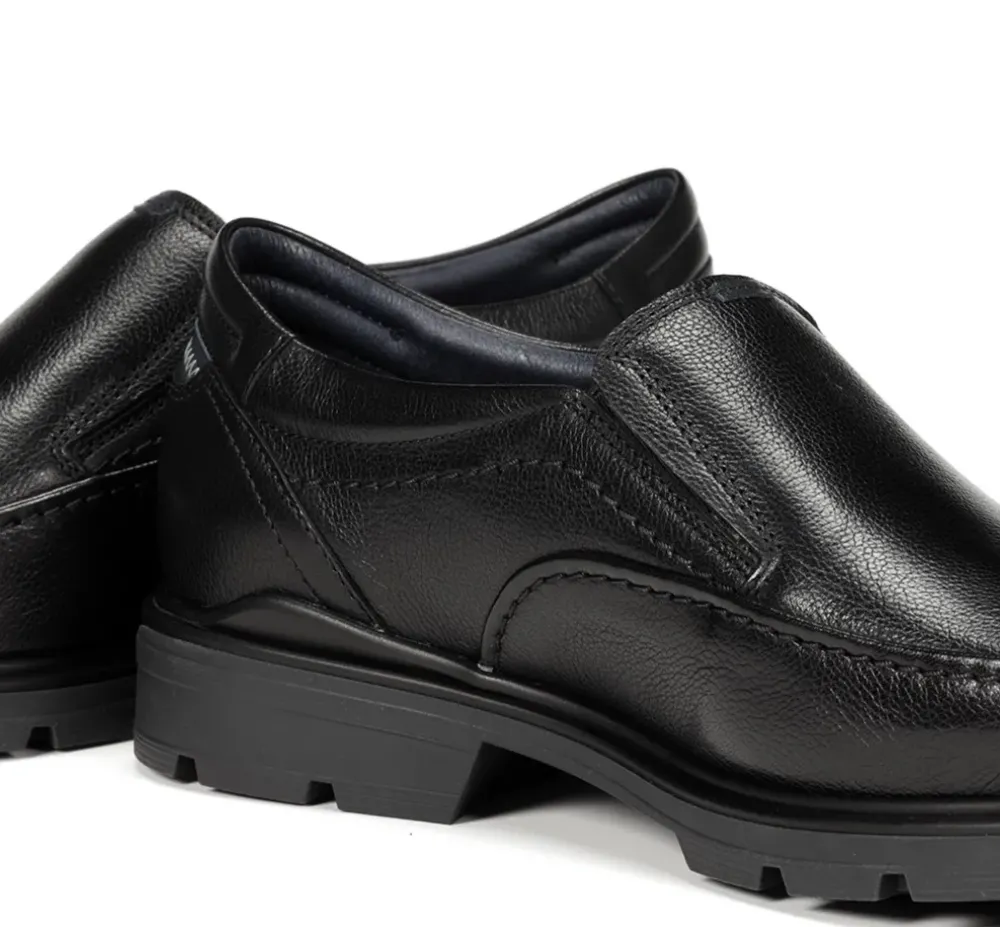 Fluchos Impulse|Calzado Vestir>FREDY F1606 SlipOn Negro