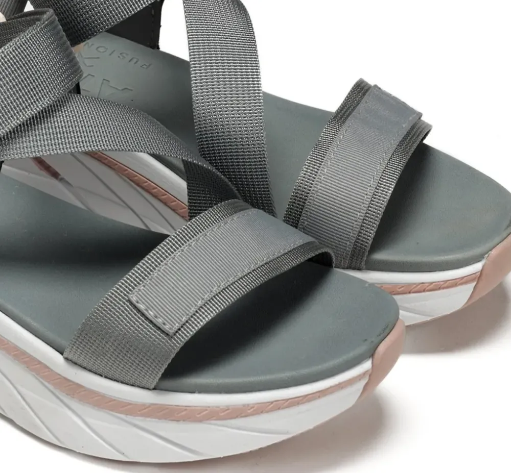 Fluchos Mujer>FUSION AT104 Sandalia Gris
