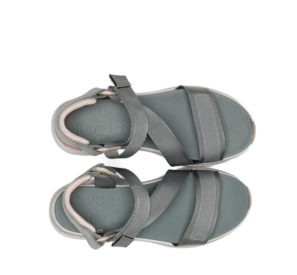 Fluchos Mujer>FUSION AT104 Sandalia Gris