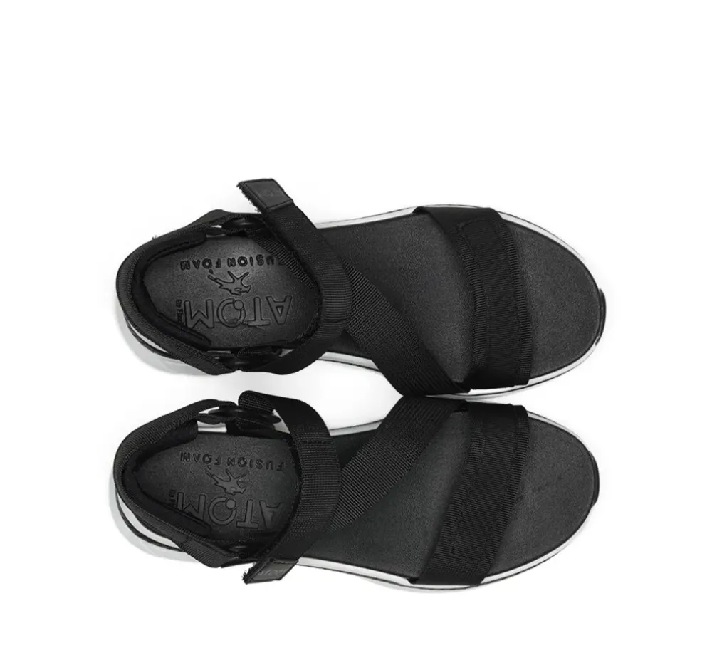 Fluchos Mujer>FUSION AT104 Sandalia Negra