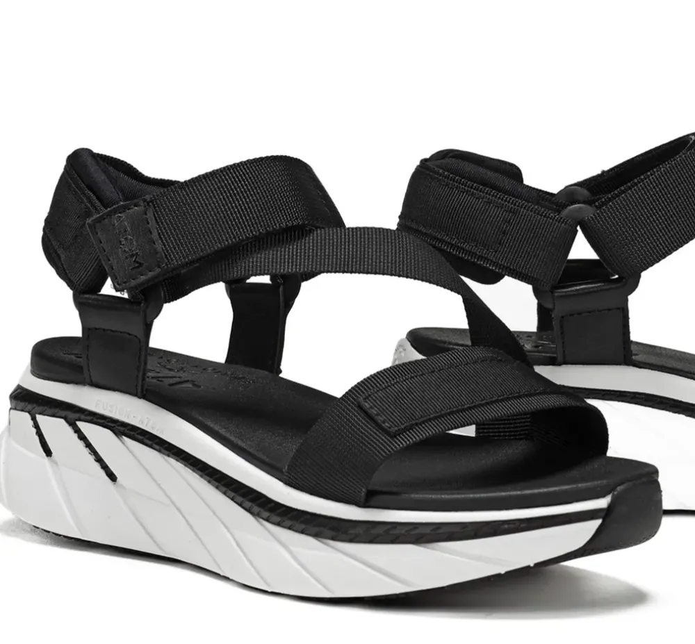 Fluchos Mujer>FUSION AT104 Sandalia Negra