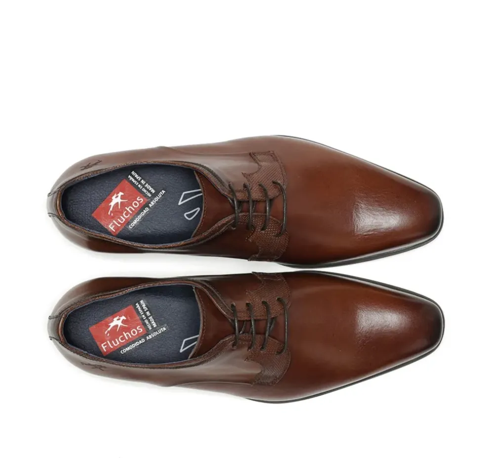 Fluchos Hombre>GOLEM 9952 Zapato Marrón