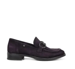 Fluchos Calzado Casual|Zapatos Cómodos Tacón>HARVARD D9117 Mocasín Morado