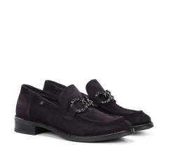 Fluchos Calzado Casual|Zapatos Cómodos Tacón>HARVARD D9117 Mocasín Morado