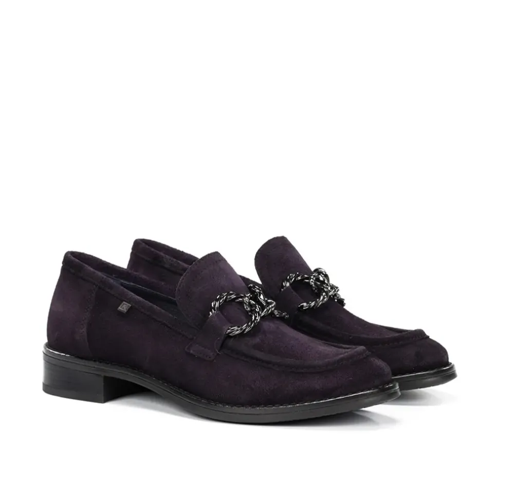 Fluchos Calzado Casual|Zapatos Cómodos Tacón>HARVARD D9117 Mocasín Morado