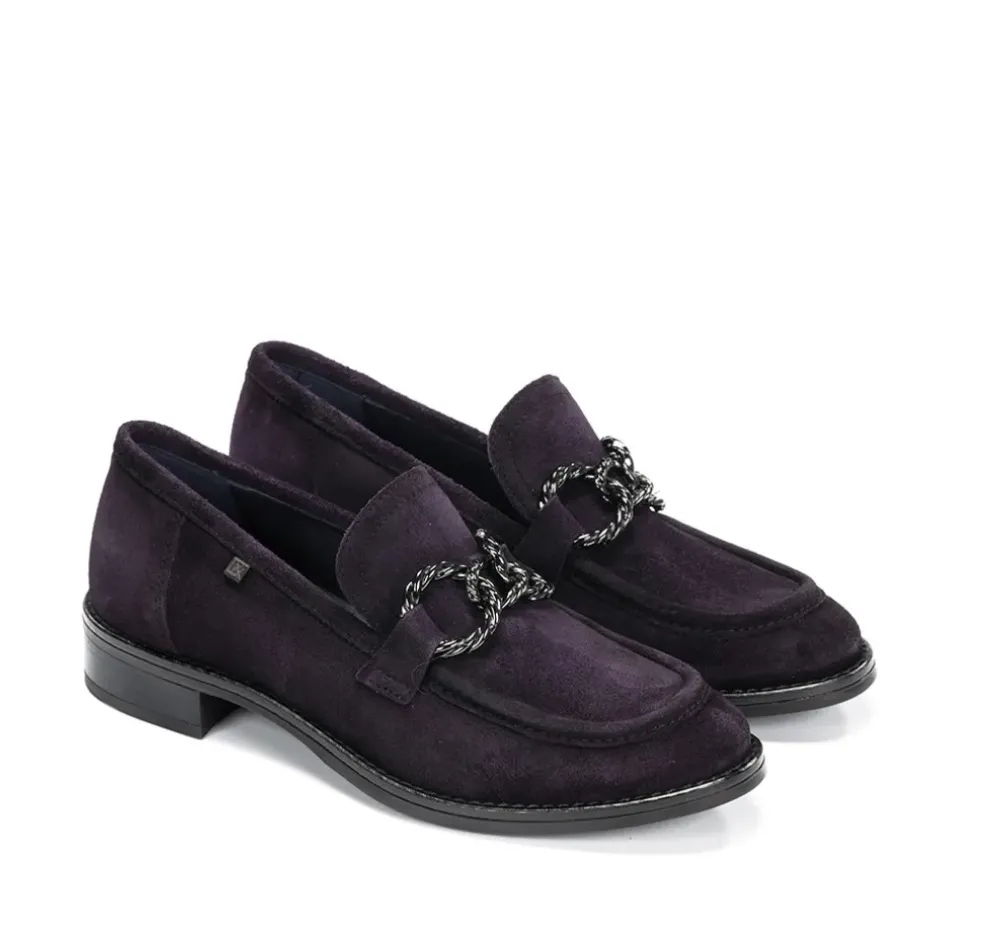 Fluchos Calzado Casual|Zapatos Cómodos Tacón>HARVARD D9117 Mocasín Morado